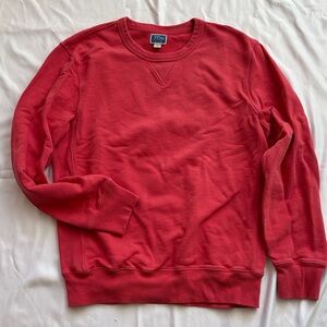J. Crew Vintage Faded Red Crewneck Sweatshirt